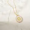 Wholesale Jewelry Commute Virgin Mary 304 Stainless Steel Copper Cable Chain Pendant Necklace
