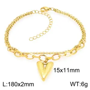 Gold Bracelet KB202985-Z