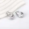 Wholesale 1 Pair Simple Style Classic Style Geometric Plating Stainless Steel Earrings