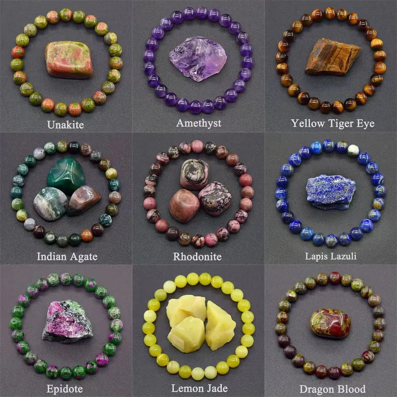 Wholesale Simple Style Classic Style Round Agate Bracelets In Bulk