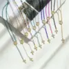 Wholesale Ethnic Style Geometric Stainless Steel Plating 18K Gold Plated Necklace