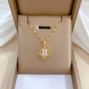 E230 Titanium Steel Chain Copper Pendant