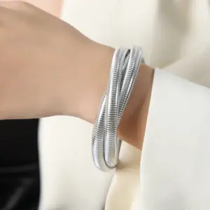 Z010-Steel Thin Bracelet
