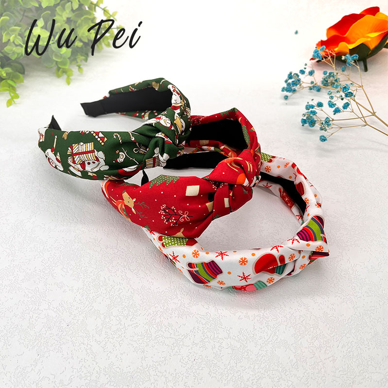 Wholesale Christmas Headband Knot Headband Three-dimensional Ll Fabric