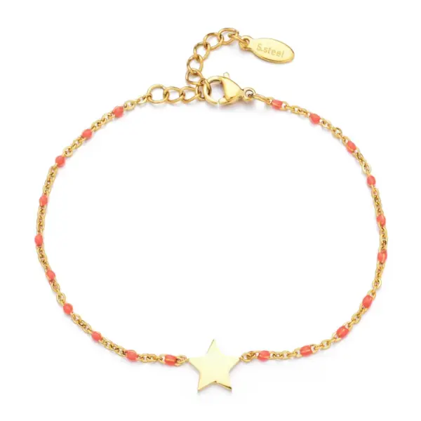 Wholesale Bohemian Star Stainless Steel Enamel Bracelets
