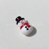 Wholesale Perforated Soft Rubber Cartoon Snowman Hat Beads
