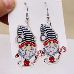 Creative Acrylic Earrings for Christmas - 01