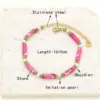 Wholesale Sweet Flower 304 Stainless Steel Artificial Pearl Bracelets In Bulk