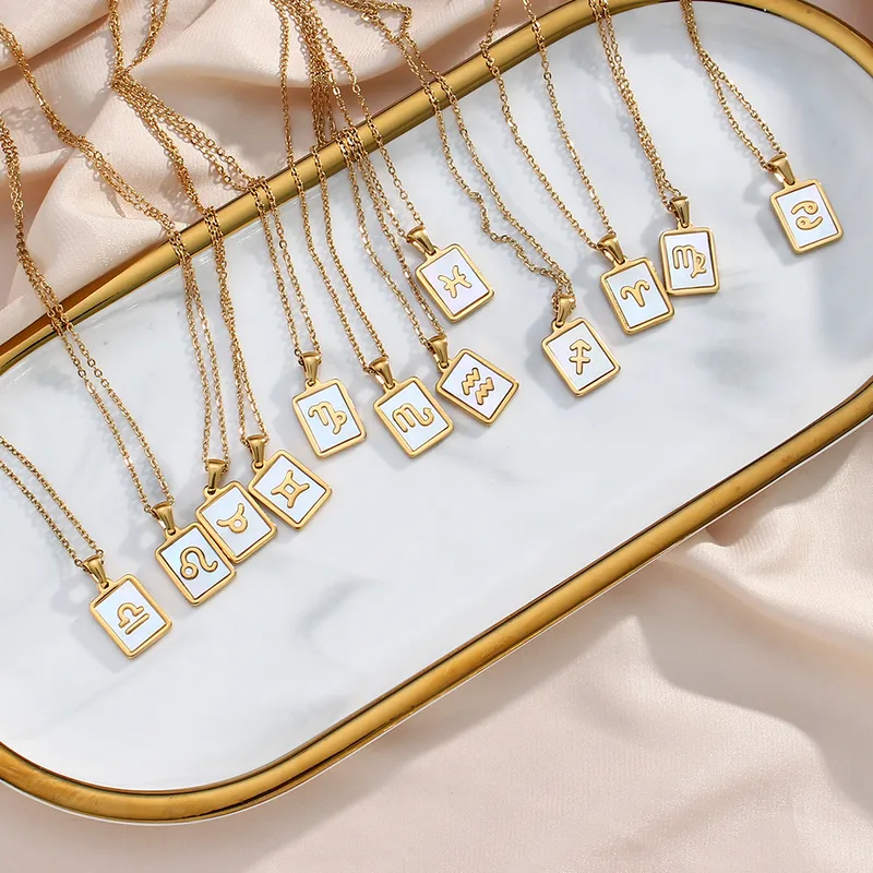 Wholesale PVD Coated Real Gold Plated 18K Gold Contion 304 Stainless Steel Fashion Waterproof Non Tarnish 304 Stainless Steel Necklace