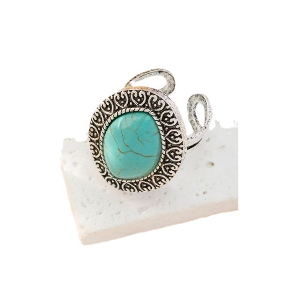 Wholesale Bohemian Vintage Turquoise Ring