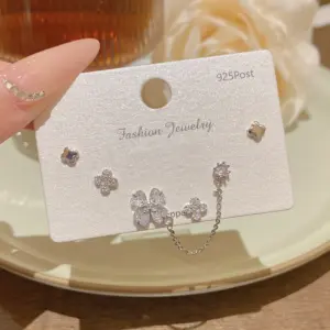 K176 Silver Real Gold Plating