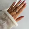 Wholesale Jewelry Classic Style Heart Shape 304 Stainless Steel Plating Rings