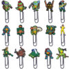 Wholesale Random 100pcs Cartoon Turtle Paperclip Bookmark OLY Exclusive