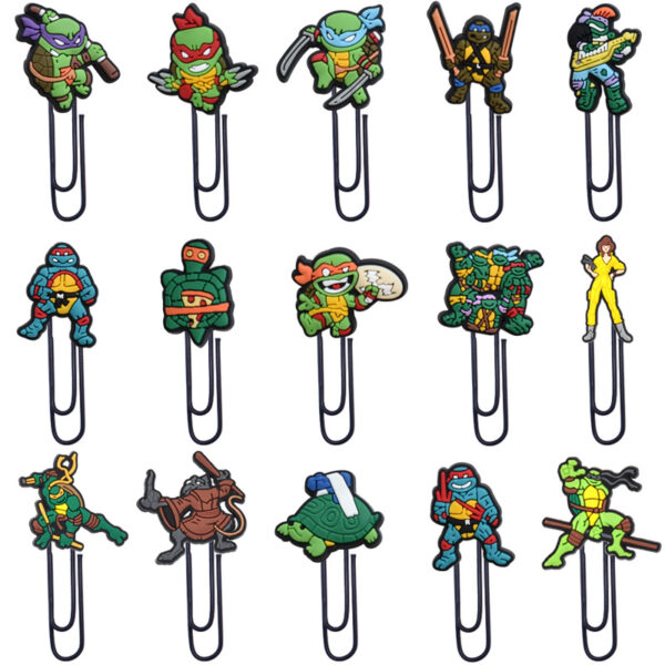 Wholesale Random 100pcs Cartoon Turtle Paperclip Bookmark OLY Exclusive