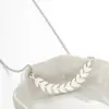 Wholesale Jewelry Fashion Leaf 201 Stainless Steel 18K Gold Plated Plating Stainless Steel Necklaces