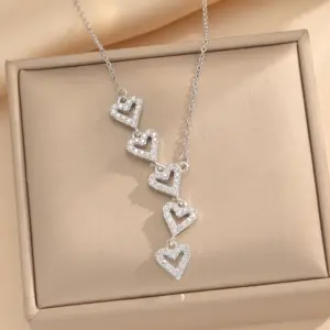 536 Silver Heart Necklace