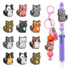 oly-cc911e0cd2bfcf2a621d5dc94dcd746b Wholesale Random 100pcs Product Cat Creative Ballpoint Pen Bead