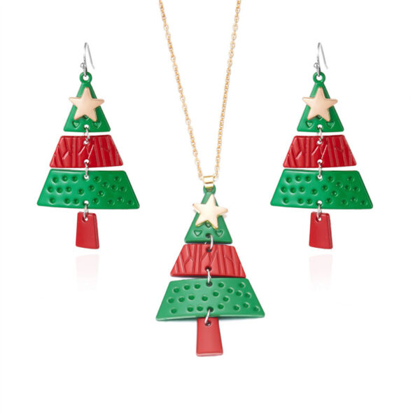 Wholesale Christmas tree necklace