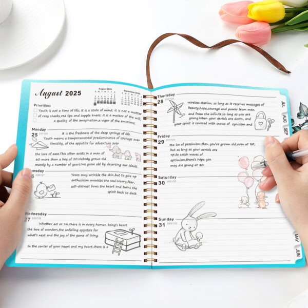 oly-cc9da27b330205b45b3c070b3a20bc71 Wholesale notebook a5 coil English plan work book