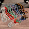 Wholesale Vacation style colorful gravel necklace