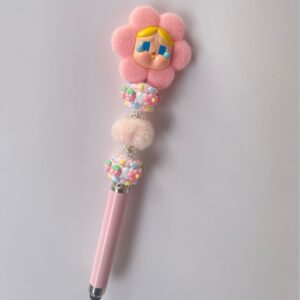 Stylus pen + 0.5mm pen tip / Pink Crying Baby - Pink Pen