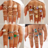 Wholesale Geometric irregular fashion ring set