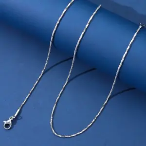 1.2mm Twisted Square Snake (steel Color) / Length: 45+5CM
