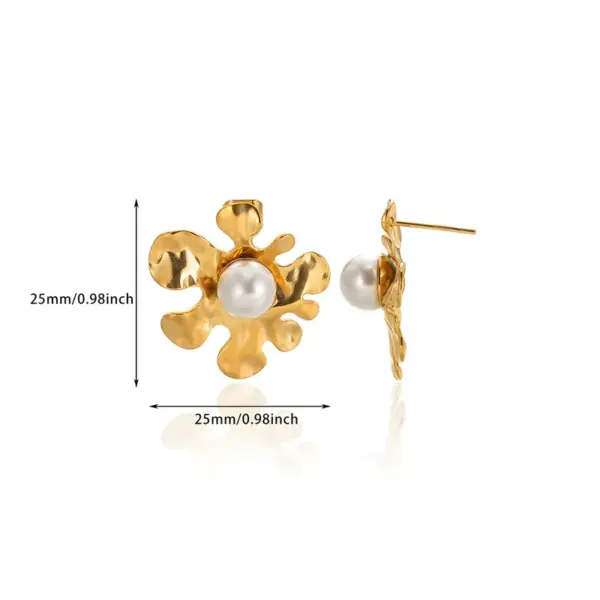 Wholesale 1 Pair Simple Style Starfish 304 Stainless Steel Ear Studs