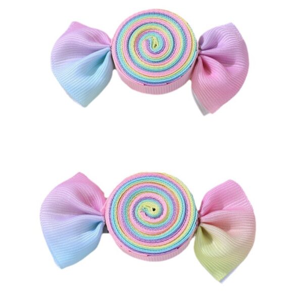 oly-ccef54f955e63953256994000480a81c Wholesale Candy Flower Headwear Duckbill Clip Back of Head Bow