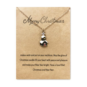 6528 Black Christmas House Gold Card