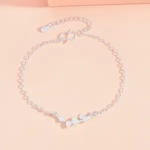 Ginkgo Leaf Bracelet (Silver)