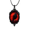 Wholesale Jun eucalyptus Gothic acrylic creative crow collar temperament leather rope necklace factory direct