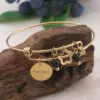 Wholesale PVD Coated 18K Gold Plated Letter Titanium Steel Fashion Waterproof Non Tarnish
