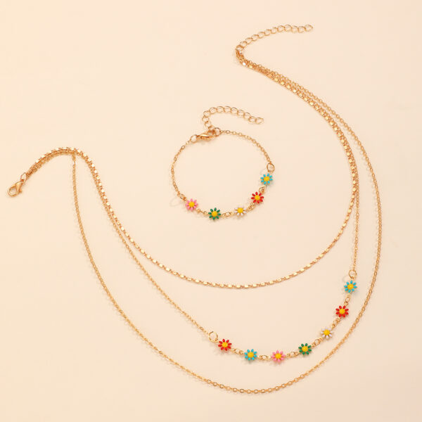 Wholesale Fresh Daisy Flower Necklace