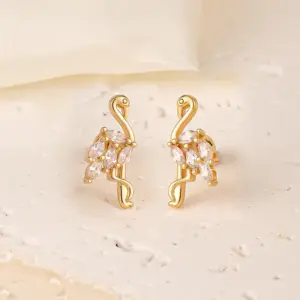 008 Gold White Diamond E00827