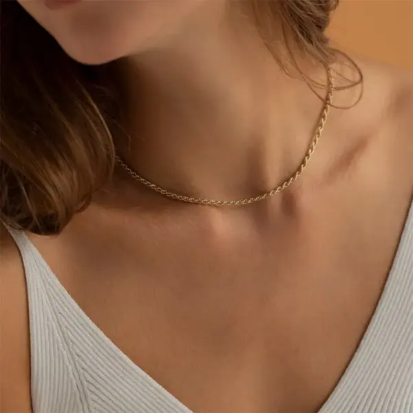 Wholesale 304 Stainless Steel Solid Color PVD Coated Real Gold Plated 18K Gold Streetwear Waterproof Non Tarnish Cuban Link Chain Curb Chain Cable Chain Figaro Chain Lobster Trigger Clasp Closure Sweater Chain Necklace