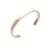 Wholesale Simple Style C Shape Stainless Steel Polishing Cuff Bracelets