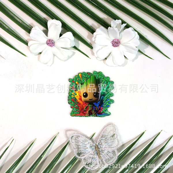 Wholesale 10pcs/pack of sequined acrylic DIY accessories and jewelry