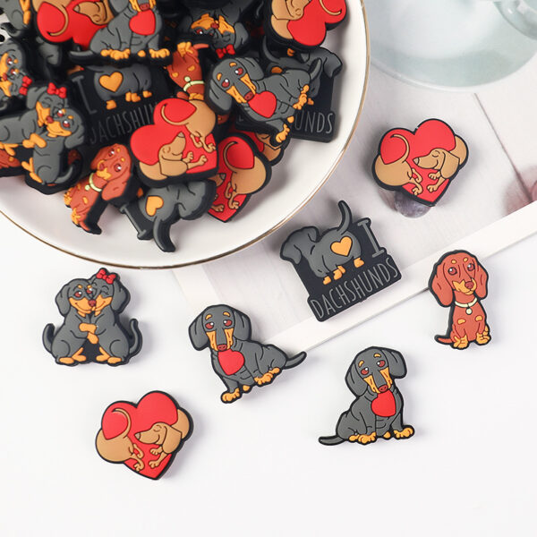 Wholesale Puppy silicone beads