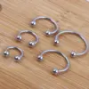 1 Piece Nose Rings & Studs Fashion Geometric Titanium Steel Vacuum Plating