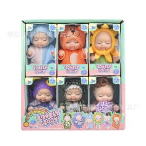 oly-cd5c66af3e6dc5cf9186308ecd434e97 Wholesale Factory direct 3 inch and a half ZR051A series mini rebirth doll cross-border for simulation source bjd doll