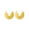 Wholesale PVD Coated Real Gold Plated 18K Gold Geometric 304 Stainless Steel Fashion Waterproof Non Tarnish Earrings