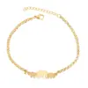 Wholesale PVD Coated Real Gold Plated Heart Butterfly Elephant Stainless Steel Fashion Waterproof Non Tarnish Bracelets