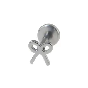 Bow Silver / 1.2X 4mm