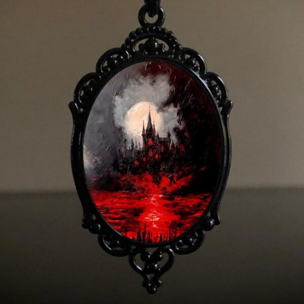 Wholesale Jun eucalyptus cross-border foreign trade Amazon dark vanity gothic necklace factory direct sales