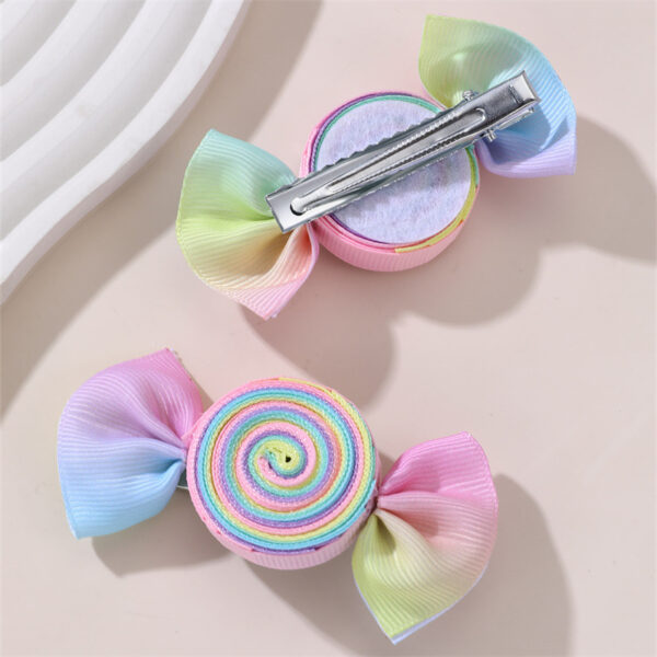 oly-cd758e4e2f854fdac896f3c7dc64e925 Wholesale Candy Flower Headwear Duckbill Clip Back of Head Bow