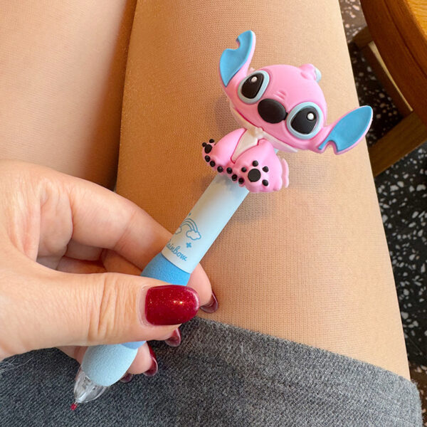 Wholesale Cute cartoon character funny doll pen black click ballpoint pen