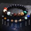 Wholesale Amazon's Hot New Product Launched European and American Universe Galaxy Eight Planets Bracelets Couple Bracelets