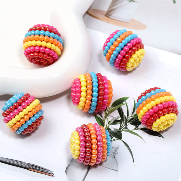 oly-cdbf11c4c5543aad56137ba9720588c1 Wholesale Yangmei colored beaded round acrylic striped beads