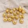 304 Stainless Steel Water oplets PVD Coated 18K Gold Real Gold Plated Retro Roman Style Waterproof Non Tarnish Plating Ear Studs